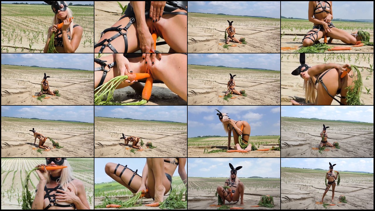 Janavolkova Horny Bunny And Her Carrots.mp4