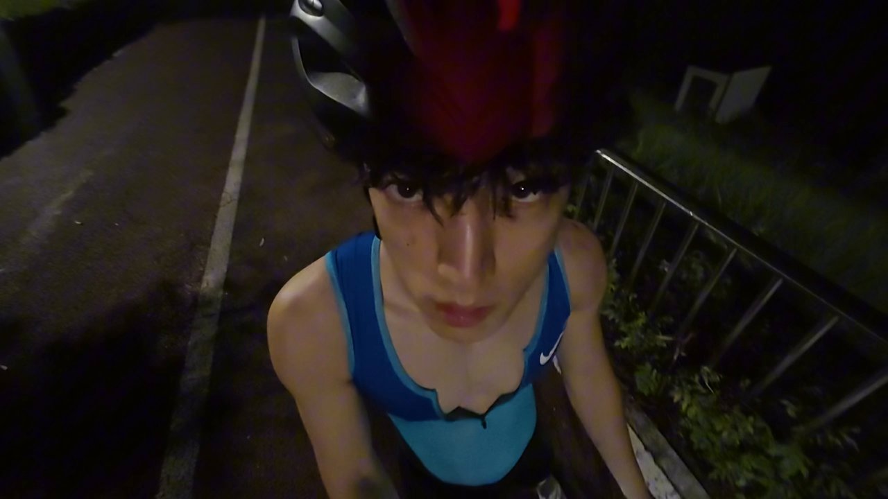 闫清源之自行车野外裸体骑行