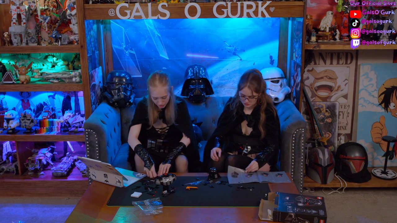 Gals O’ Gurk Joining the Dark Side… & Building the Darth Vader Bust!!​ Part 2