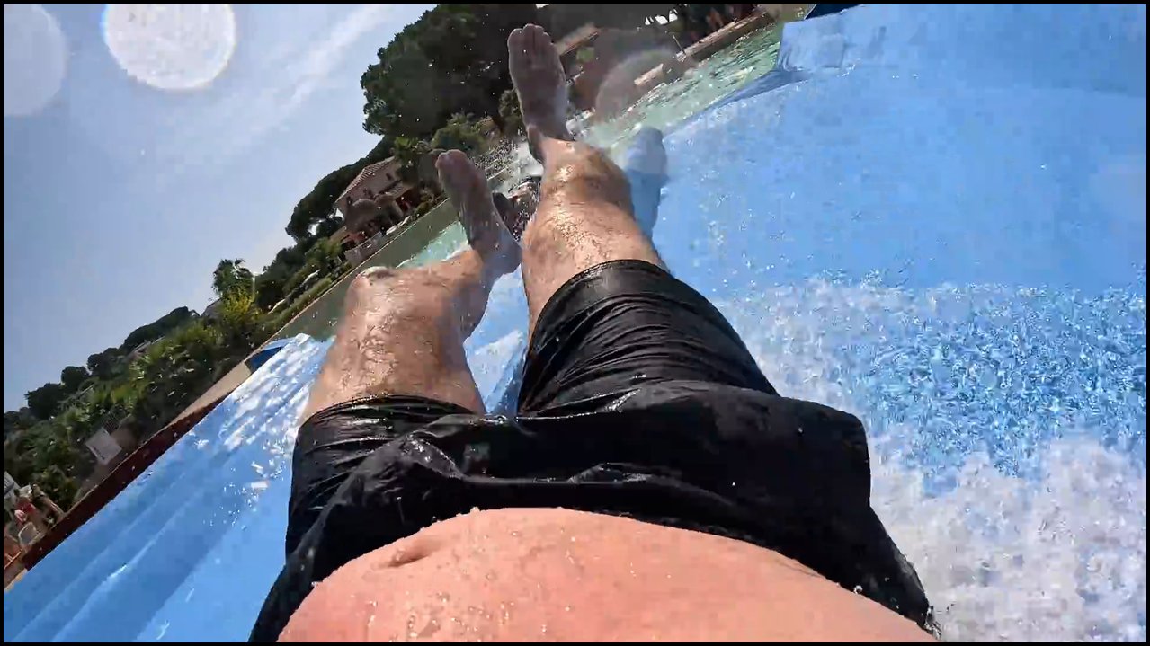 Water slides and Girls