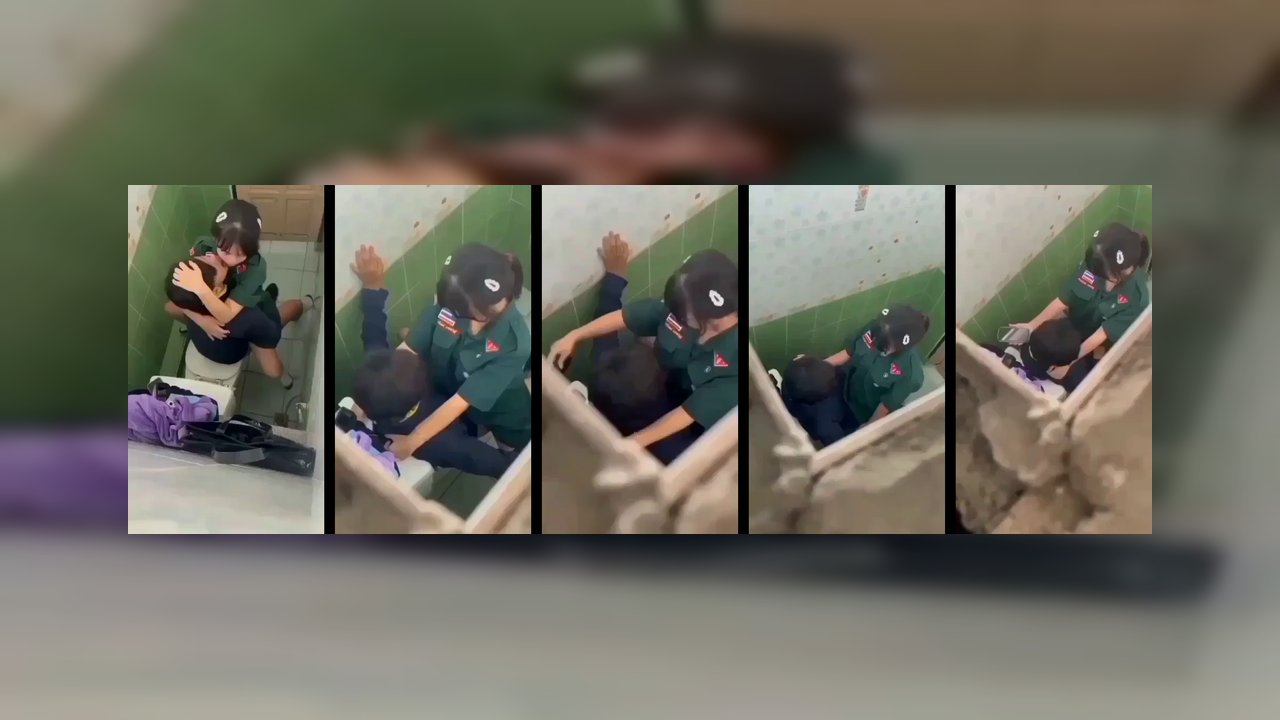 Anak Sekolah Ngentot Di WC