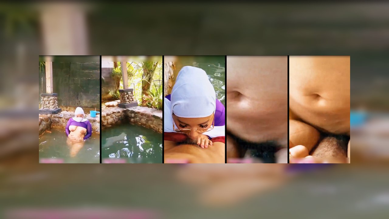 Istri Tetangga Suka Banget Main Air